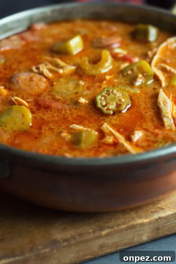 crock pot gumbo with okra