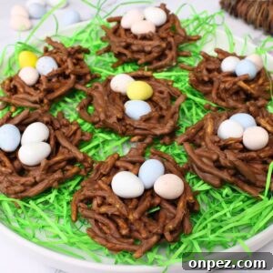 Microwave Easter Bird's Nest Haystacks Recipe 10 birds nest treats recipe dinners done quick featured image
