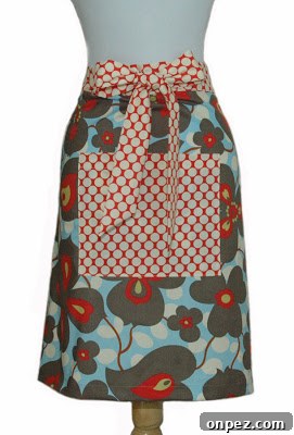Morning Glory Hostess Apron