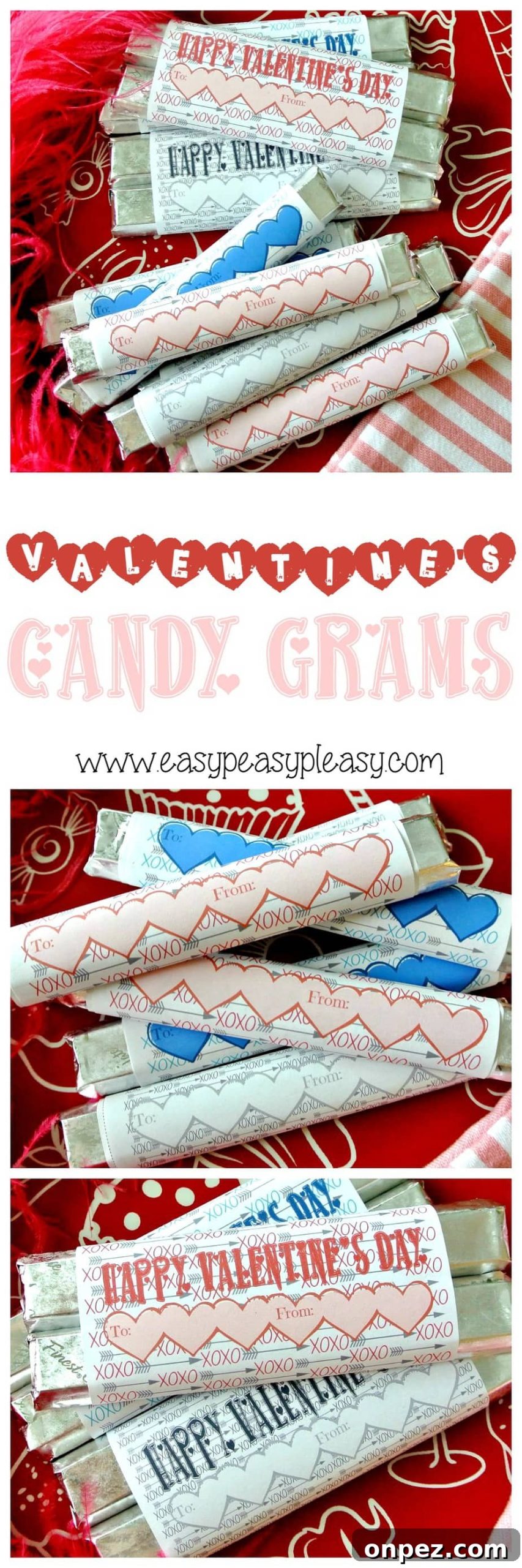 Free Printable Valentine's Day Candy Gram Templates 3 Free Printable Valentine's Day Candy Gram for everyone to use! I also have a set that works great for PTOPTA fundraisers! Come check it out!
