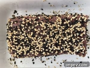 Sesame Crusted Tuna Tataki with Pickled Onions 6 Ensure that all sides of the tuna are well coated