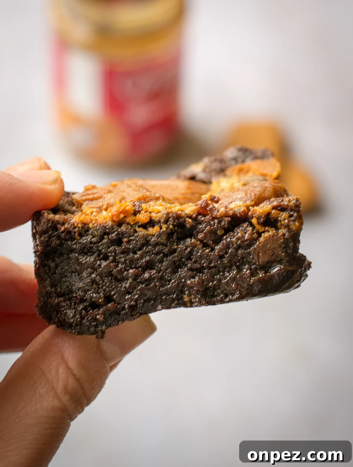 individual biscoff brownie