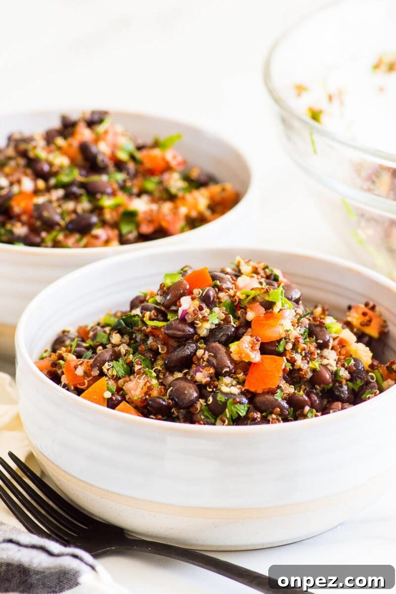 Quinoa and Black Bean Salad