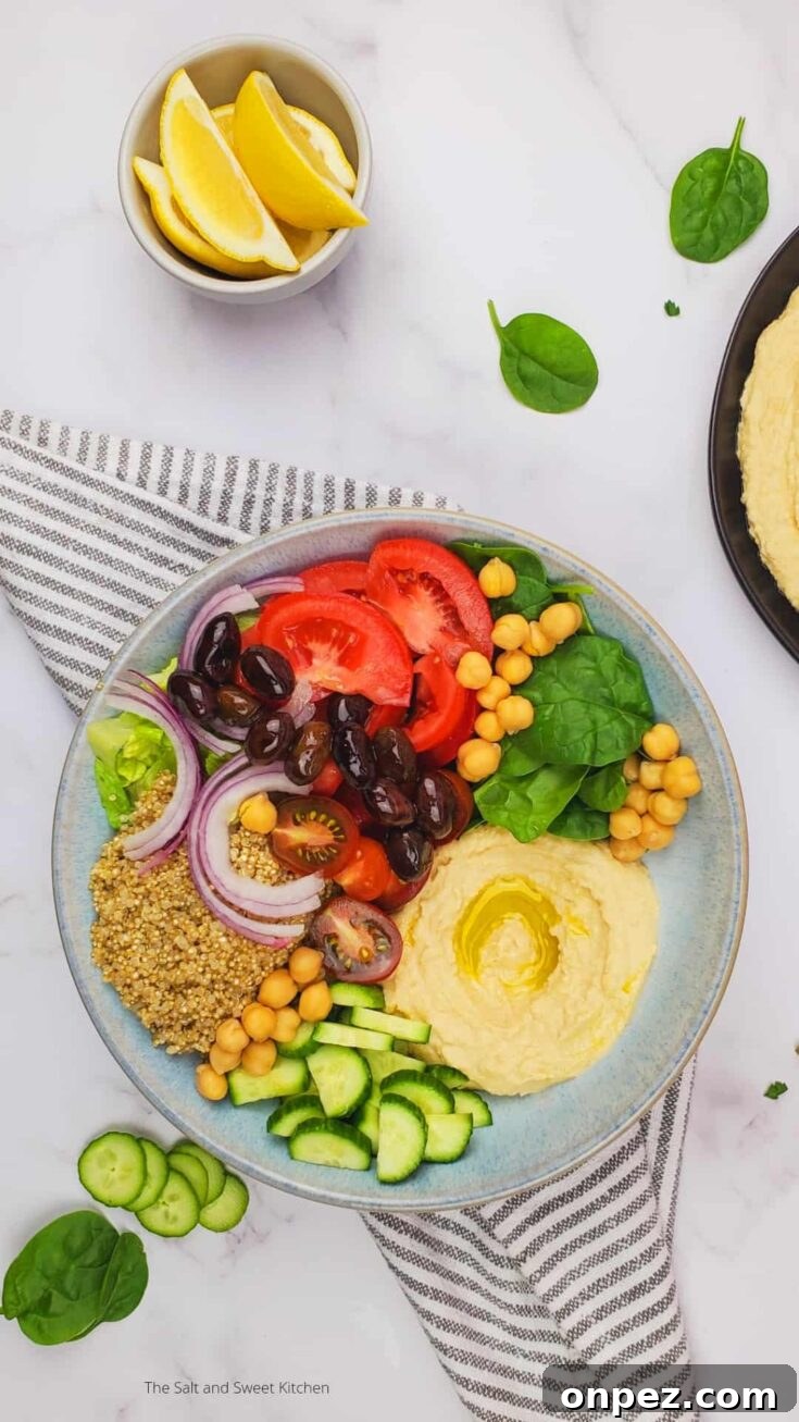 Quinoa Hummus Bowl