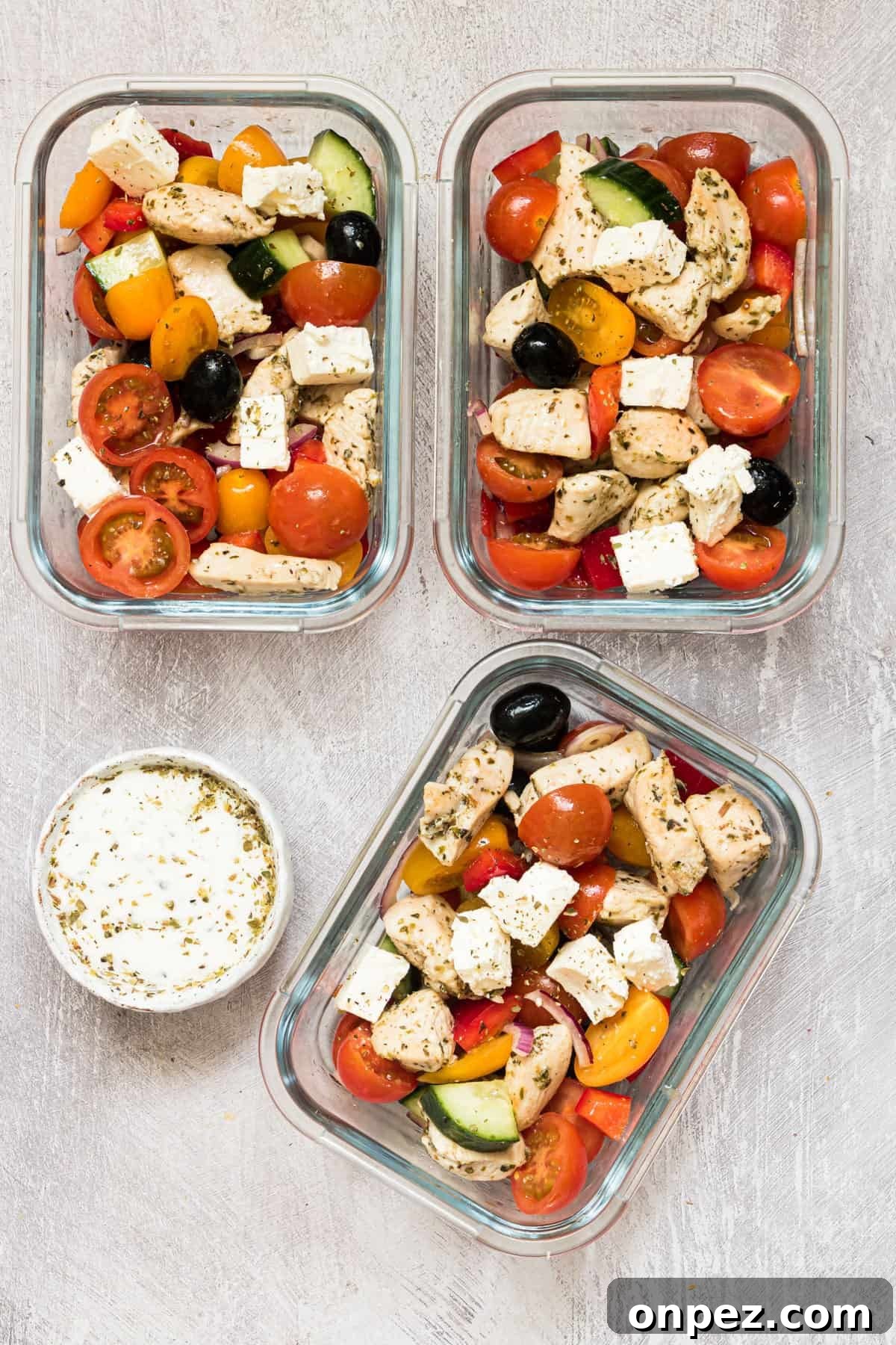Greek Chicken Meal Prep