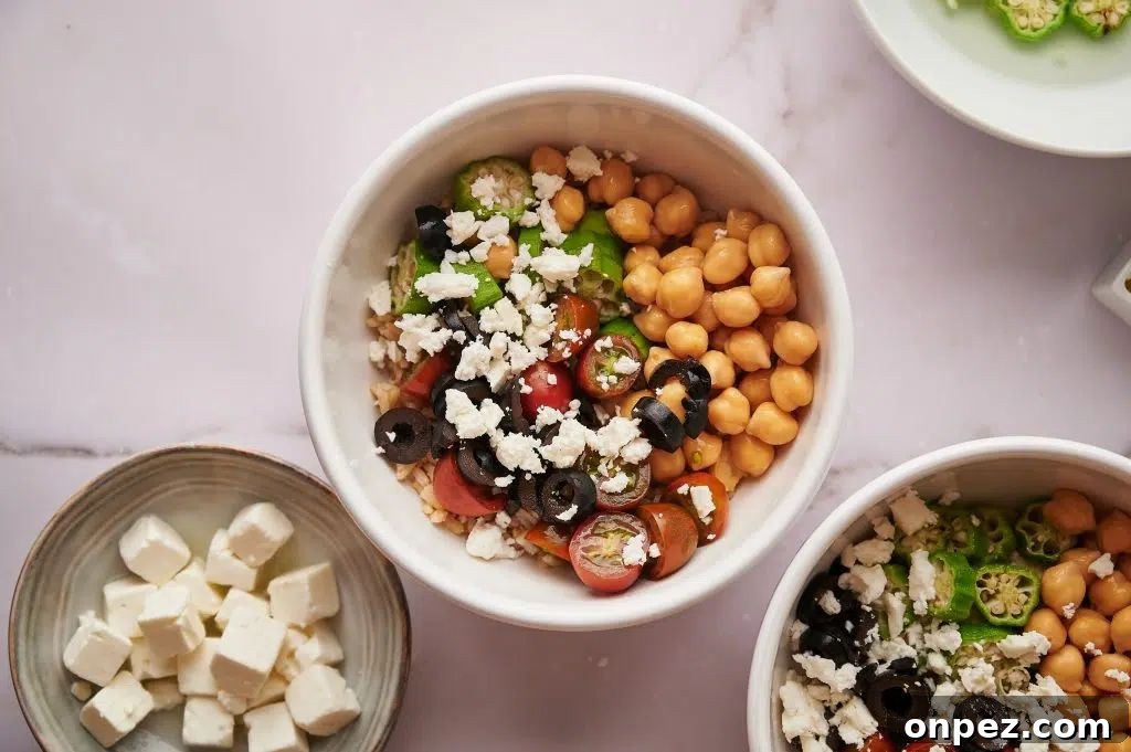 Vegetarian Rice Bowl with Chickpeas