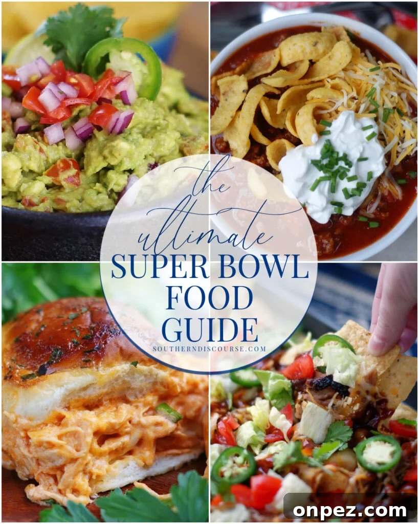 the ultimate super bowl food & dip guide