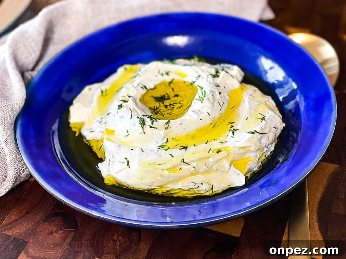 Mediterranean Ground Beef Yogurt Bowl 4 Greek labneh condiment for Greek ground beef.