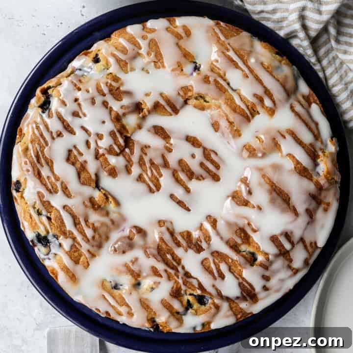 Gluten Free Blueberry Coffee Cake
