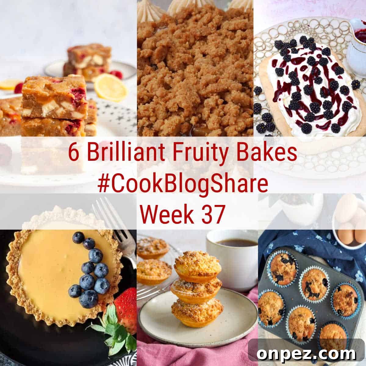 Fruity Bakes Cakes Crumbles and Dessert Recipes 2 A selection of pictures of bakes that contain fruit