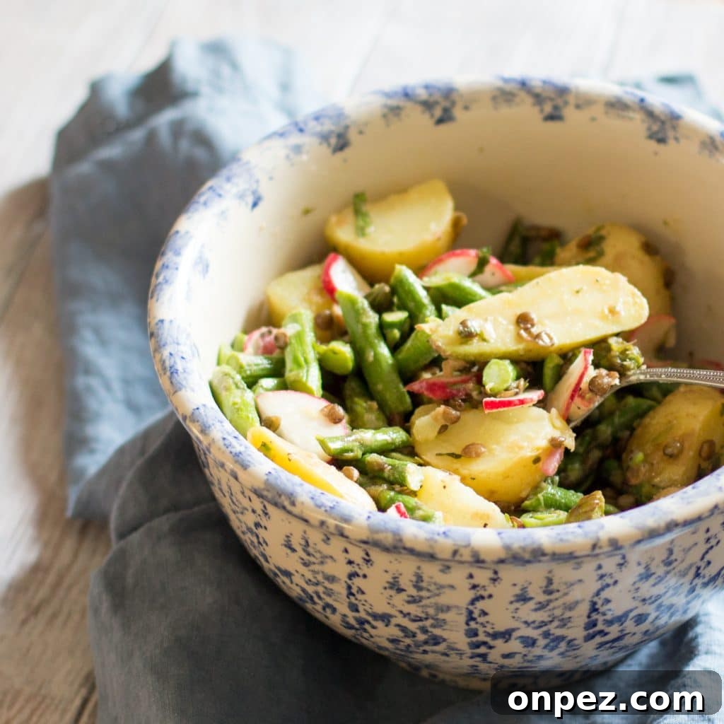 Keto Cream of Asparagus Soup: Low-Carb, Creamy Recipe 5 Potato salad with asparagus, radishes and lentils.