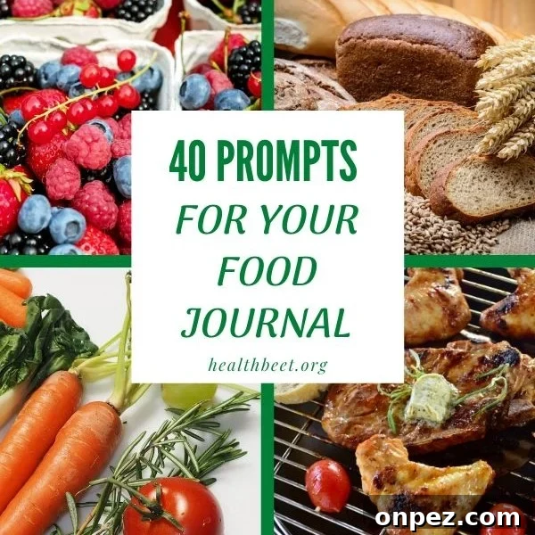 40 prompts for your weight loss journal