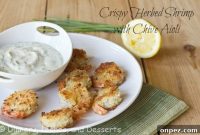 Crispy Herb-Crusted Shrimp with Chive Aioli