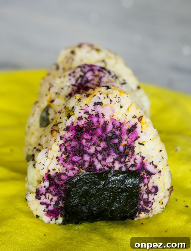Japanese Onigiri Video: Traditional Rice Ball Recipe 4 Japanese Onigiri (Rice Balls) with Kabocha Squash and Japanese Yam