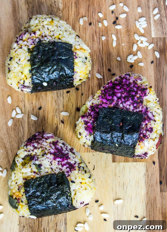 Japanese Onigiri Video: Traditional Rice Ball Recipe 5 Japanese Onigiri (Rice Balls) with Kabocha Squash and Japanese Yam