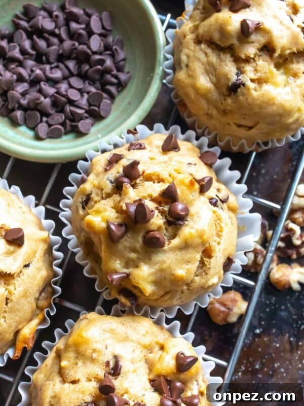 Peanut Butter Banana Muffins