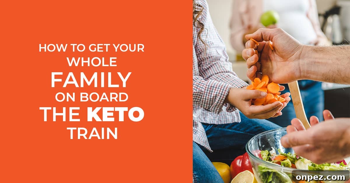 How to Get Your Family on the Keto Diet 2 Getting the whole family on board the keto train might feel draining. There is a trick to getting everyone to love your keto food. Learn how to do it here!