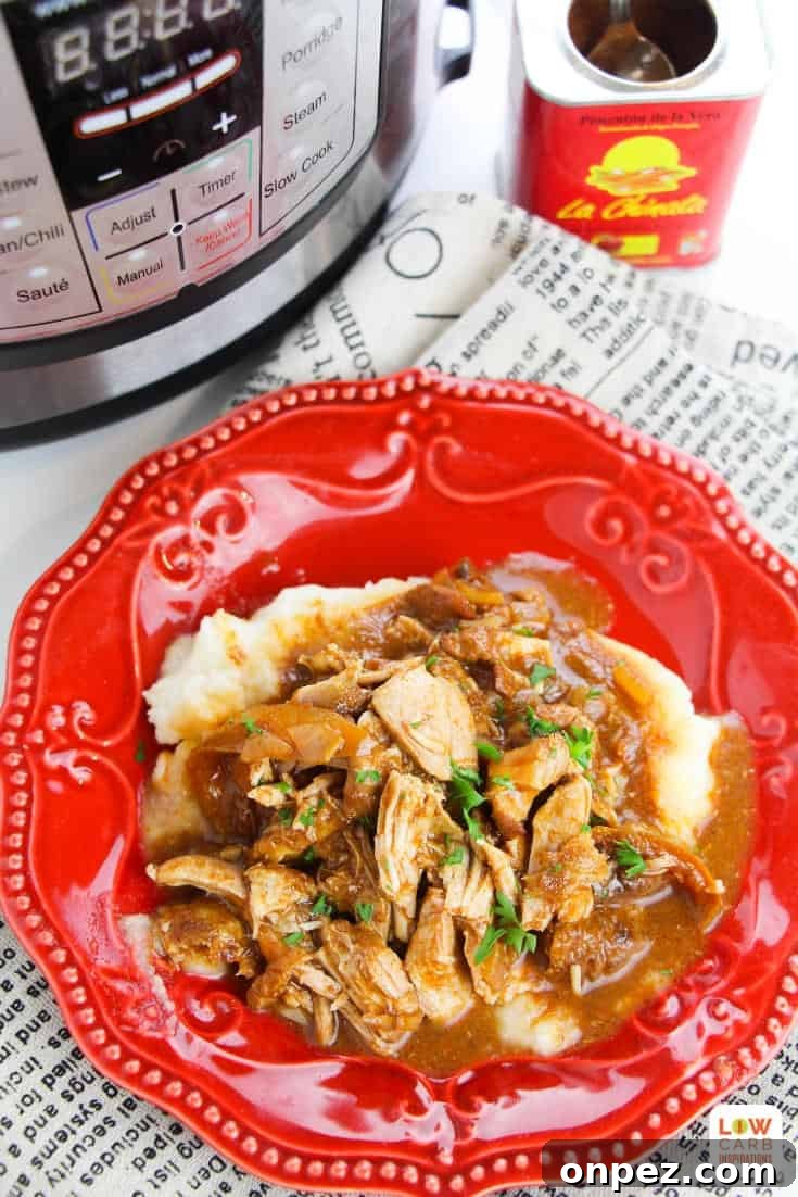 This instant pot chicken stew recipe is hearty & healthy for a chilly evening. You can have this amazing instant pot recipe ready in 30 minutes or less too!