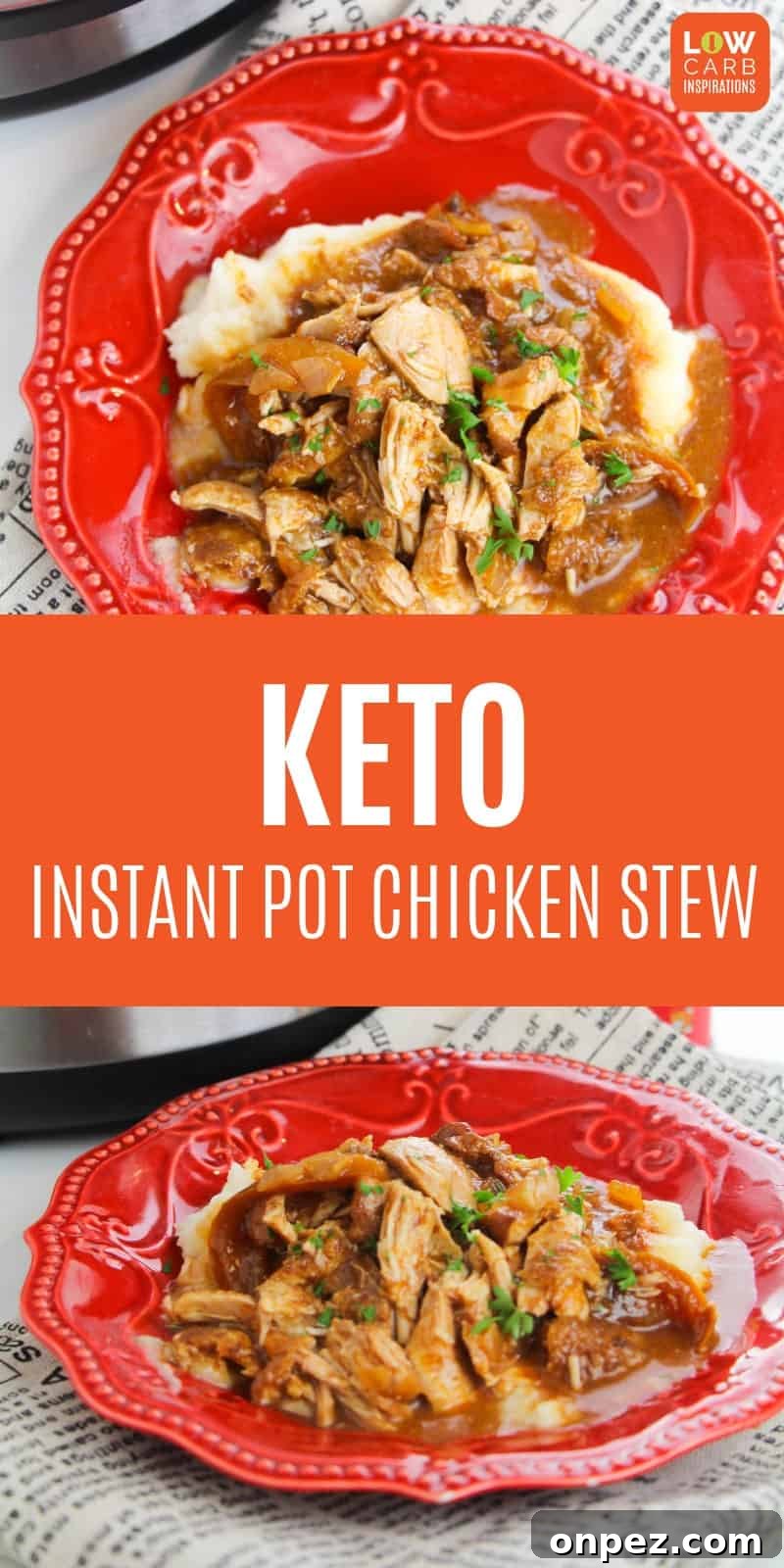This instant pot chicken stew recipe is hearty & healthy for a chilly evening. You can have this amazing instant pot recipe ready in 30 minutes or less too!