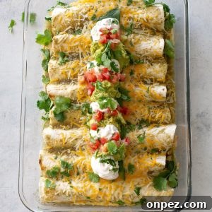 Creamy Chicken and Spinach Enchiladas 9 Chicken and Spinach Enchiladas