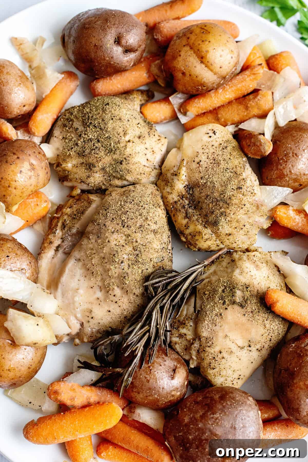Slow Cooker One-Pot Chicken Dinner Recipe 7 slower cooker one pot chicken dinner