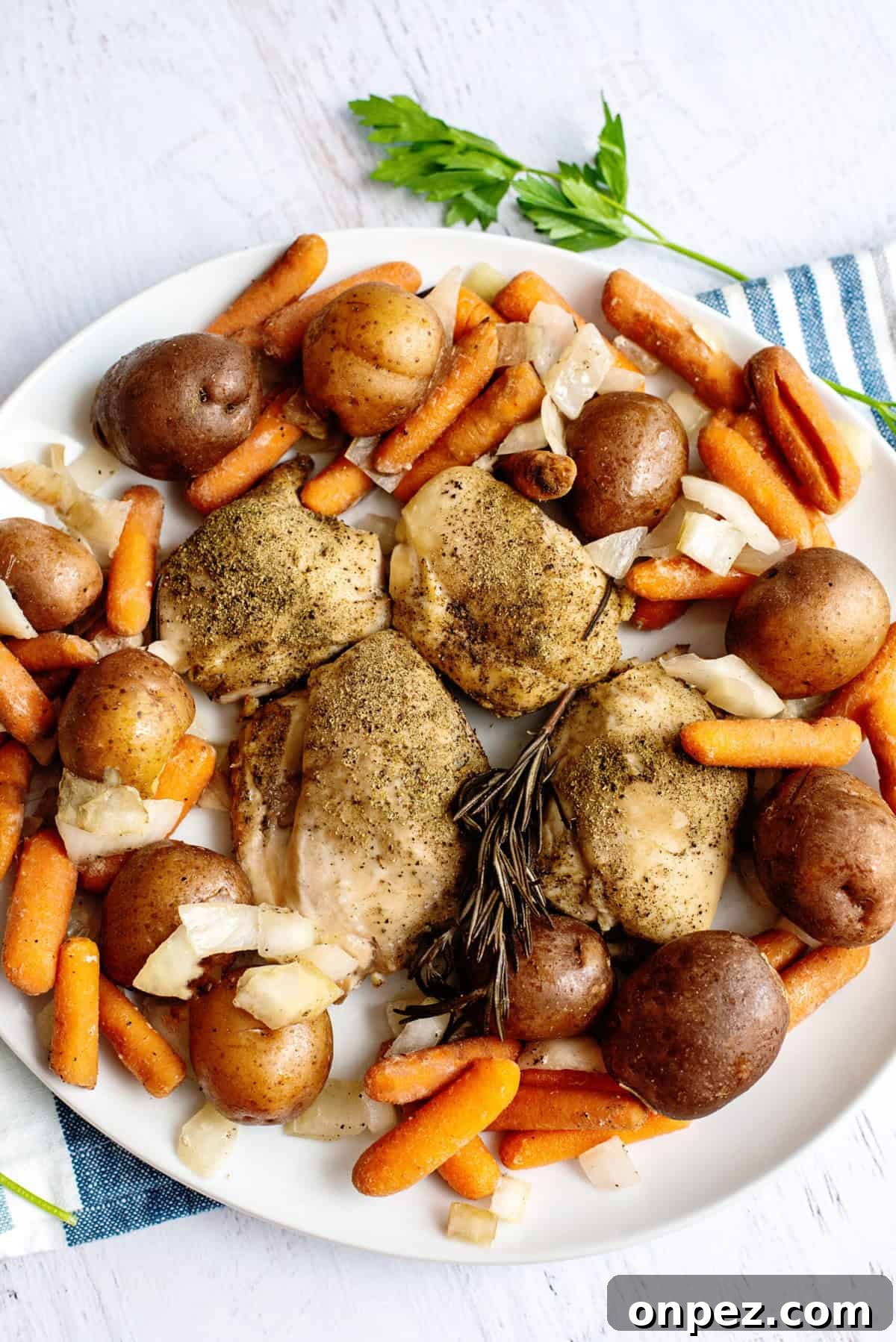 crock pot one pot chicken dinner
