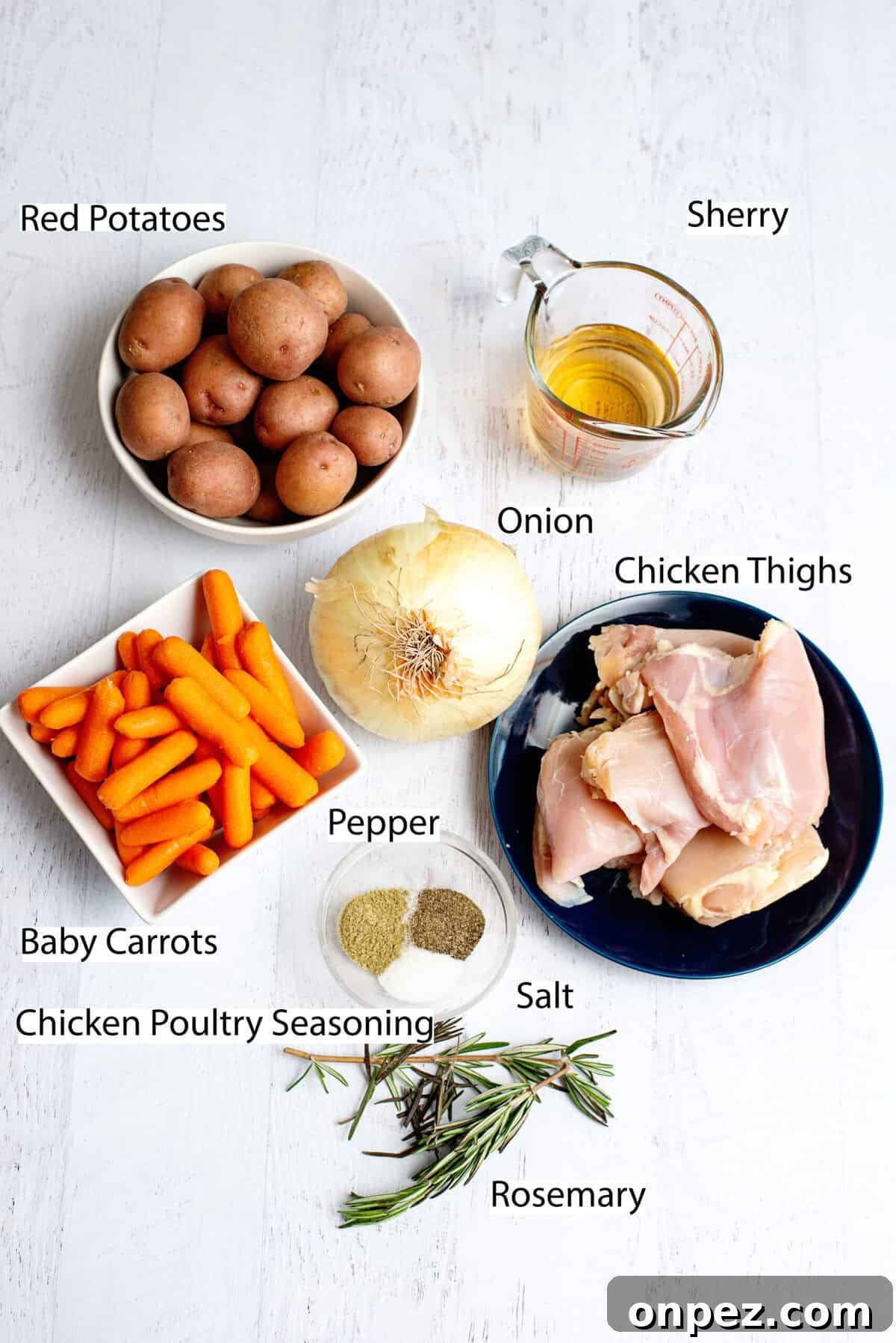 Slow Cooker One-Pot Chicken Dinner Recipe 4 ingredients for slow cooker one pot chicken dinner