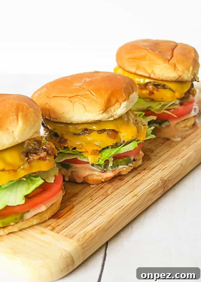 In-N-Out Double-Double Animal Style Copycat Recipe 3 Three In-N-Out copycat Double-Double Animal Style burgers
