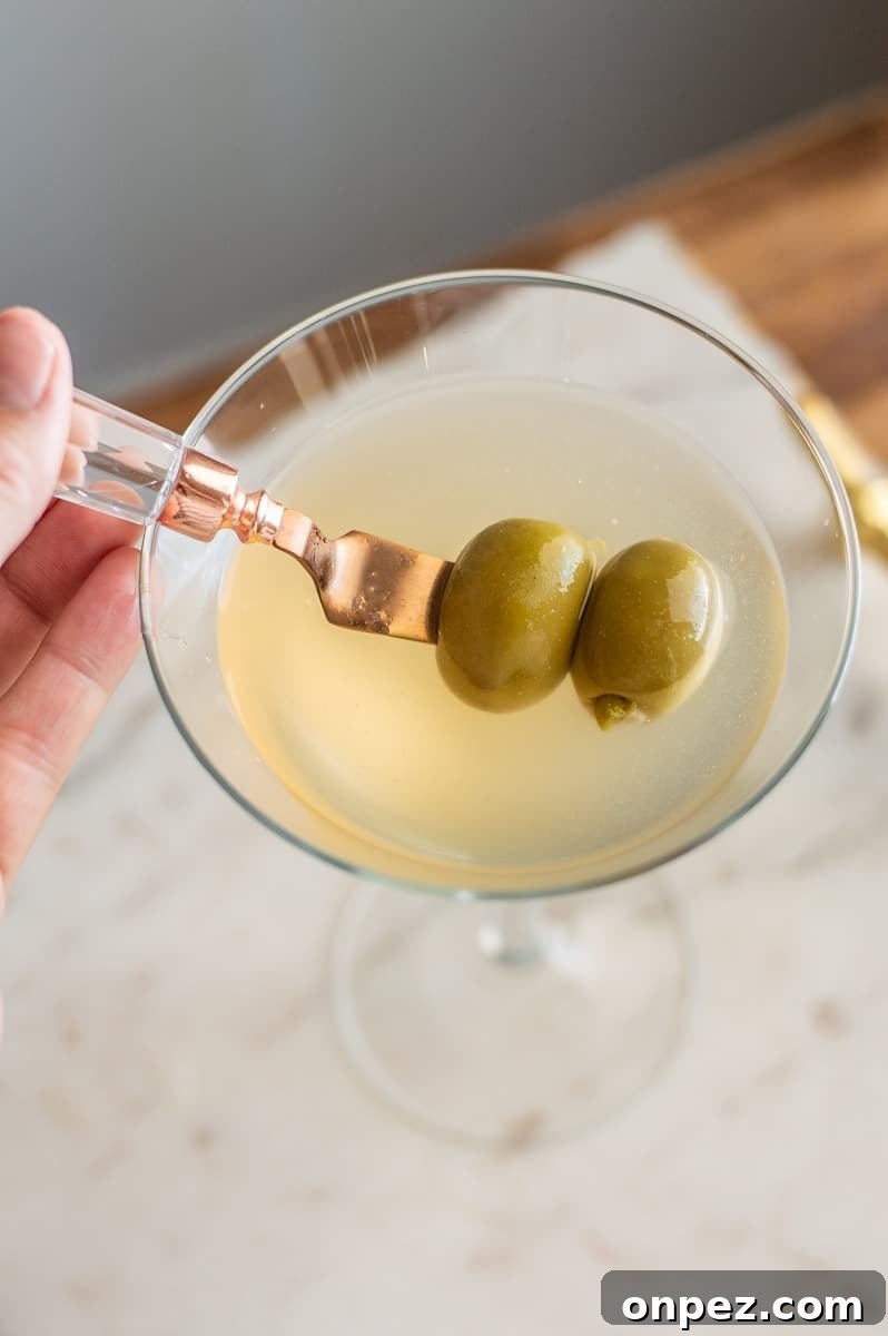 non alcoholic dirty martini