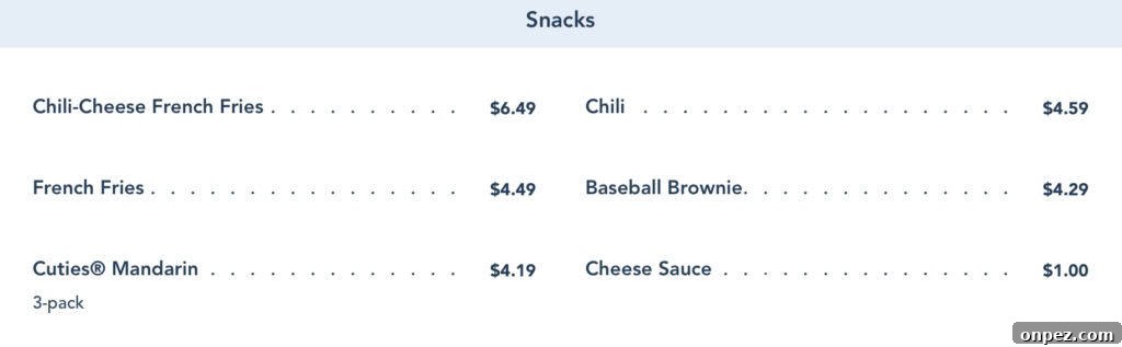 Casey's Corner: Local News, Food and Community Events 7 snack menu from Casey's Corner.