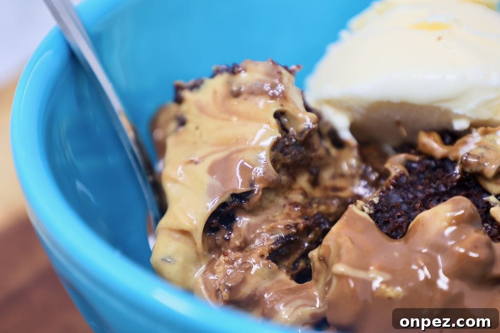 Slow Cooker Reese's Chocolate Peanut Butter Cake 3 Slow Cooker Chocolate Peanut Butter Cake
