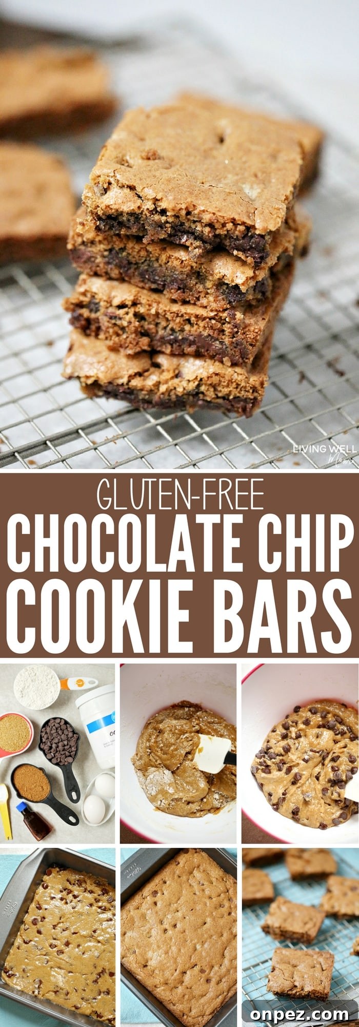 These Gluten-free Chocolate Cookie Bars are deliciously chewy and dairy-free too! This is a perfect quick and easy recipe when you don't have a lot of time but are craving a sweet treat! They're so easy, kids will love helping you bake too!
