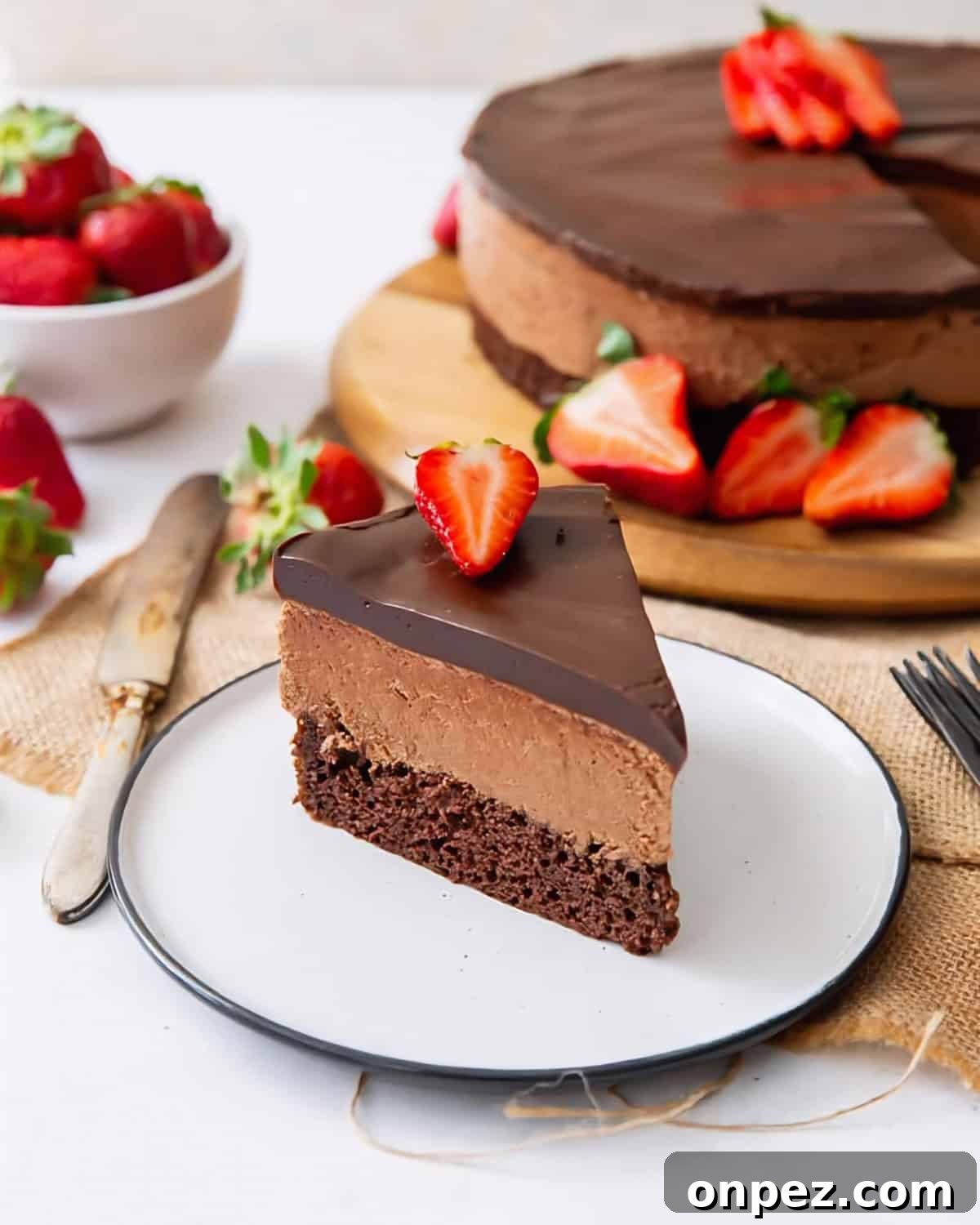 Classic Depression-Era Chocolate Cake (No Eggs, No Milk) 13 Triple Chocolate Mousse Cake
