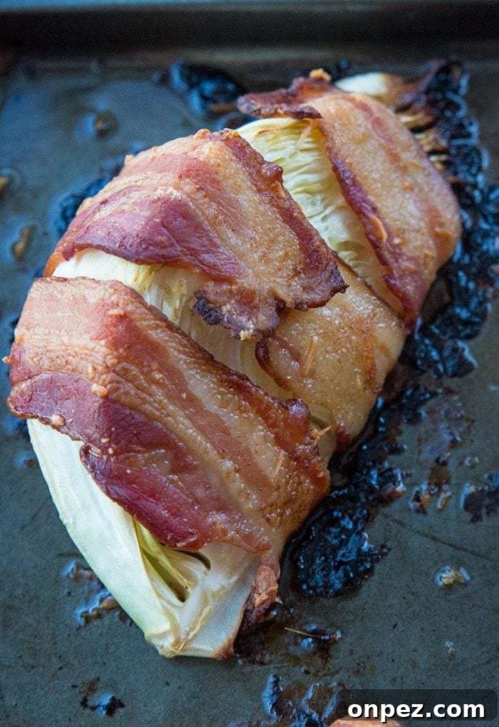This is what all roasted cabbage wedges should look like, am I right?