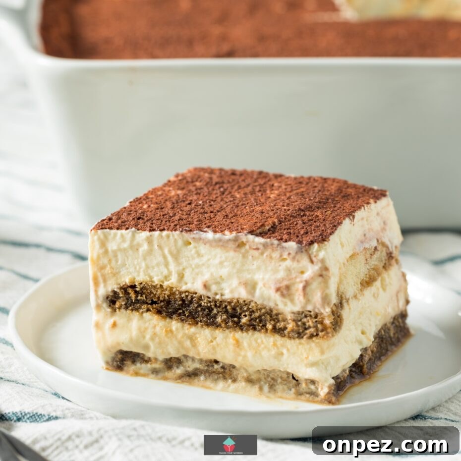 Creamy Eggless Tiramisu Recipe 3 Slices of egg free tiramisu