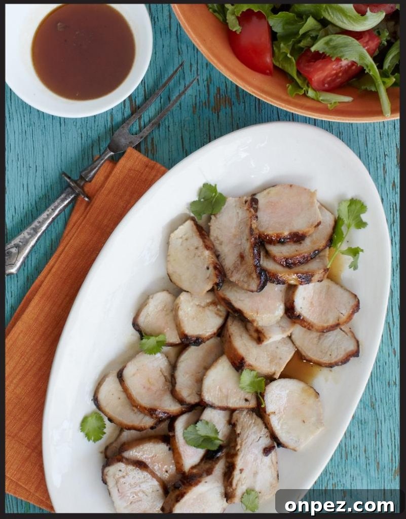 Episode 60: Culinary Travel with Carolyn O'Neil on Liz's Table 3 Pork tenderloin