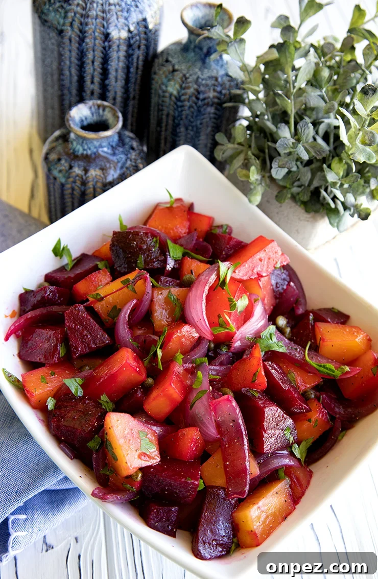 Sweet and Sour Roasted Beets with Caramelized Onions 6 img 594 3