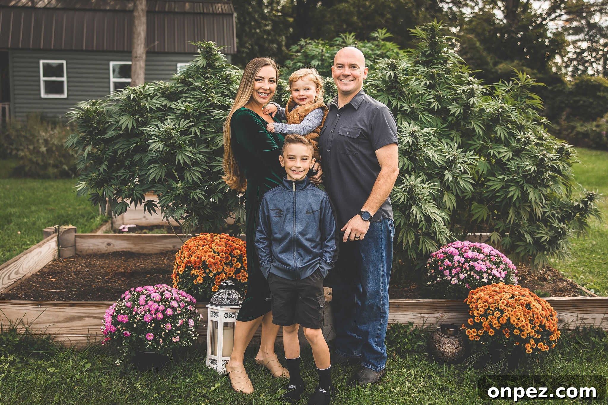 A picture of Emily Kyle's family.