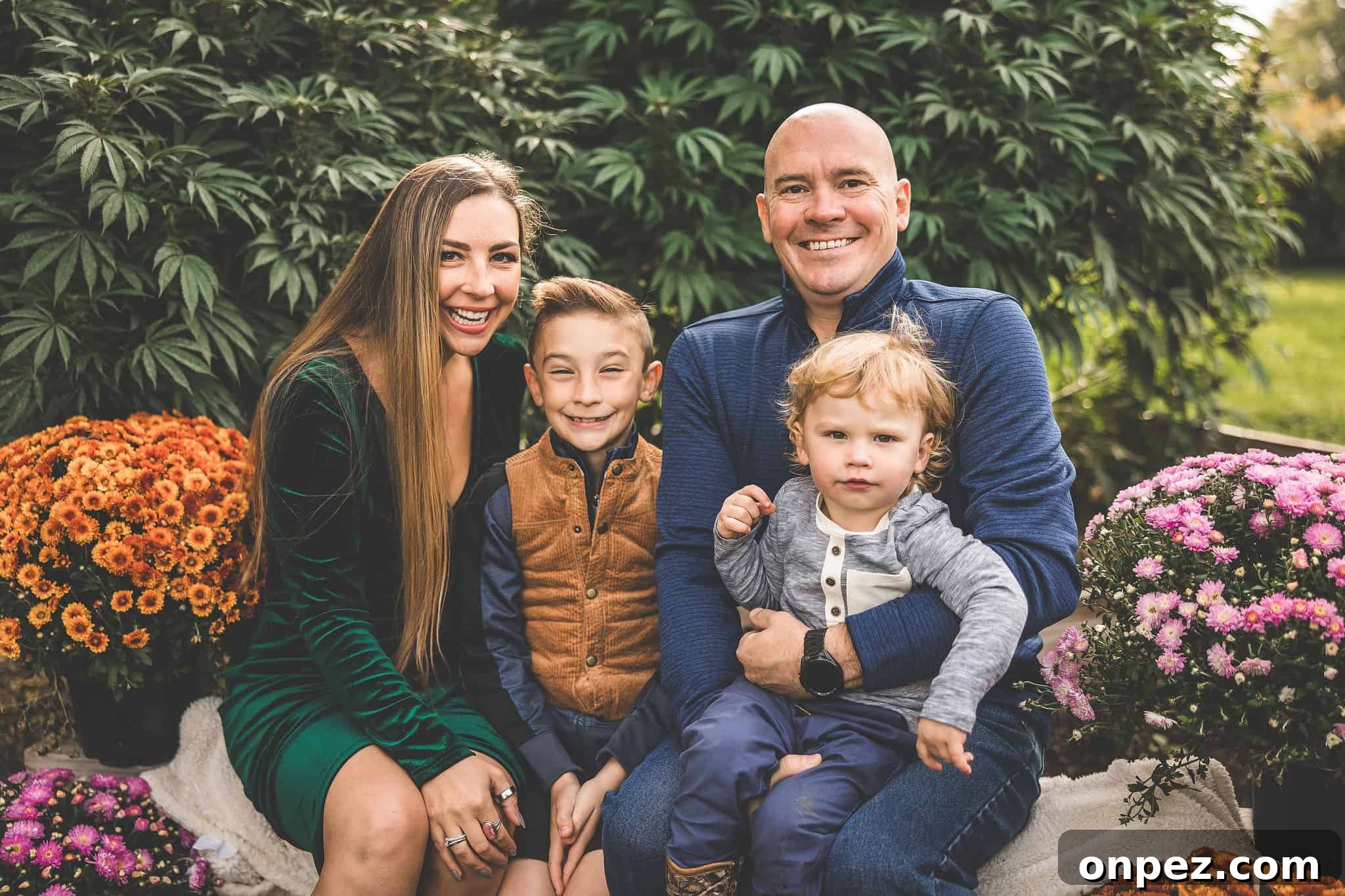 A picture of Emily Kyle's family.