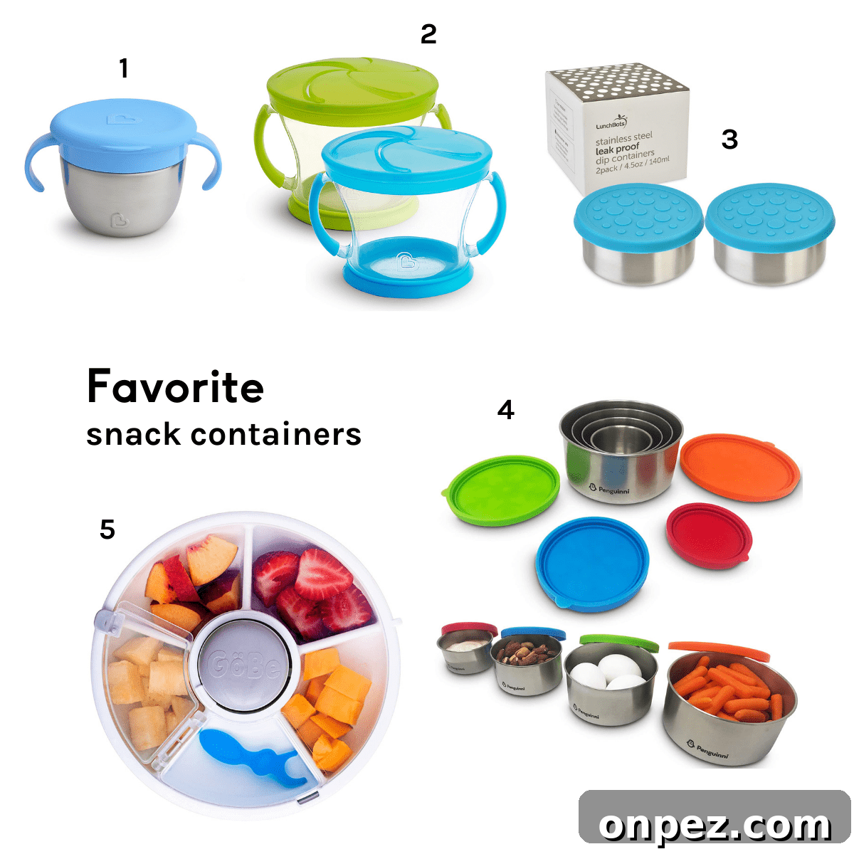 33 Must-Have Toddler Feeding Essentials 3 favorite toddler snack containers