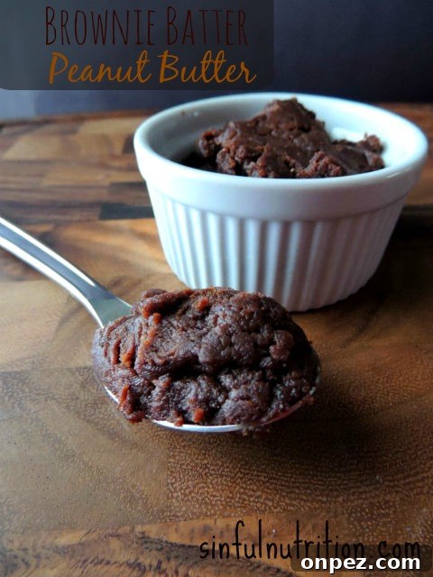 Brownie Batter Peanut Butter: Homemade Spread Recipe 6 Brownie Batter Peanut Butter jar