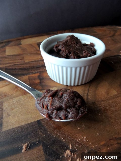 Brownie Batter Peanut Butter: Homemade Spread Recipe 7 Brownie Batter PB closeup