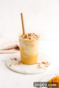Vegan Mango Creamsicle Smoothie - Gluten-Free & No Refined Sugar 2 Mango Creamsicle Smoothie Vegan