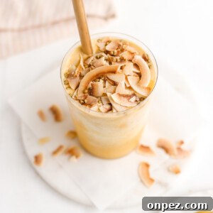 Vegan Mango Creamsicle Smoothie - Gluten-Free & No Refined Sugar 6 Mango Creamsicle Smoothie Vegan