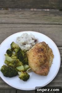 Grandma's Macaroni and Cheese Recipe 4 Roast chicken with broccoli and mashed potatoes