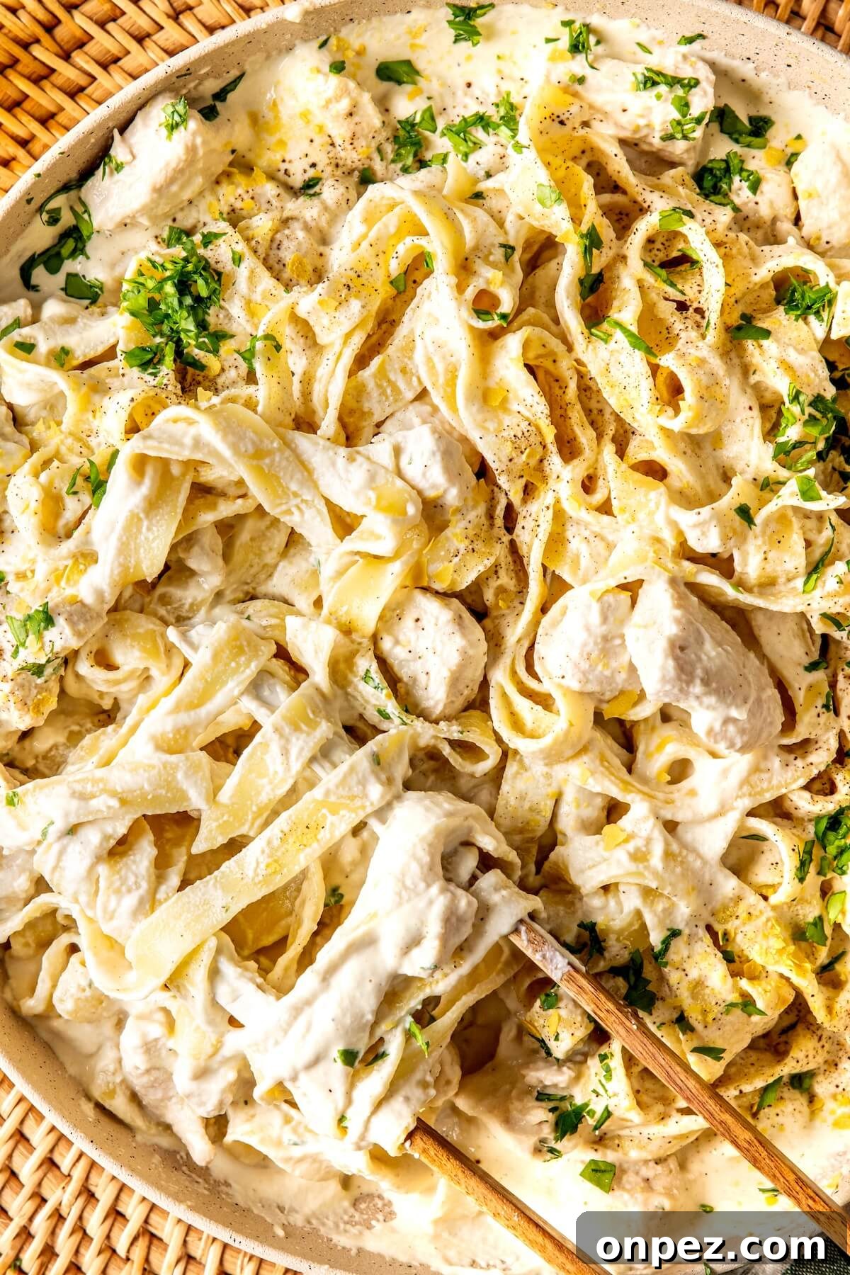 GF DF Chicken Fettuccine Alfredo - Olivia Adriance