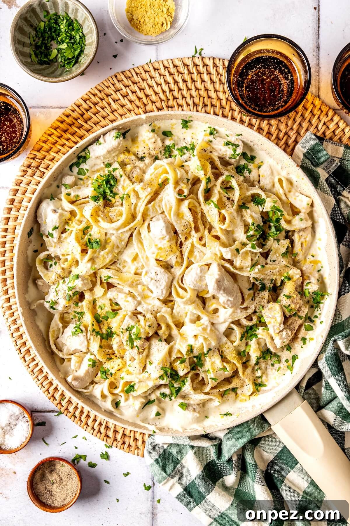 GF DF Chicken Fettuccine Alfredo - Olivia Adriance