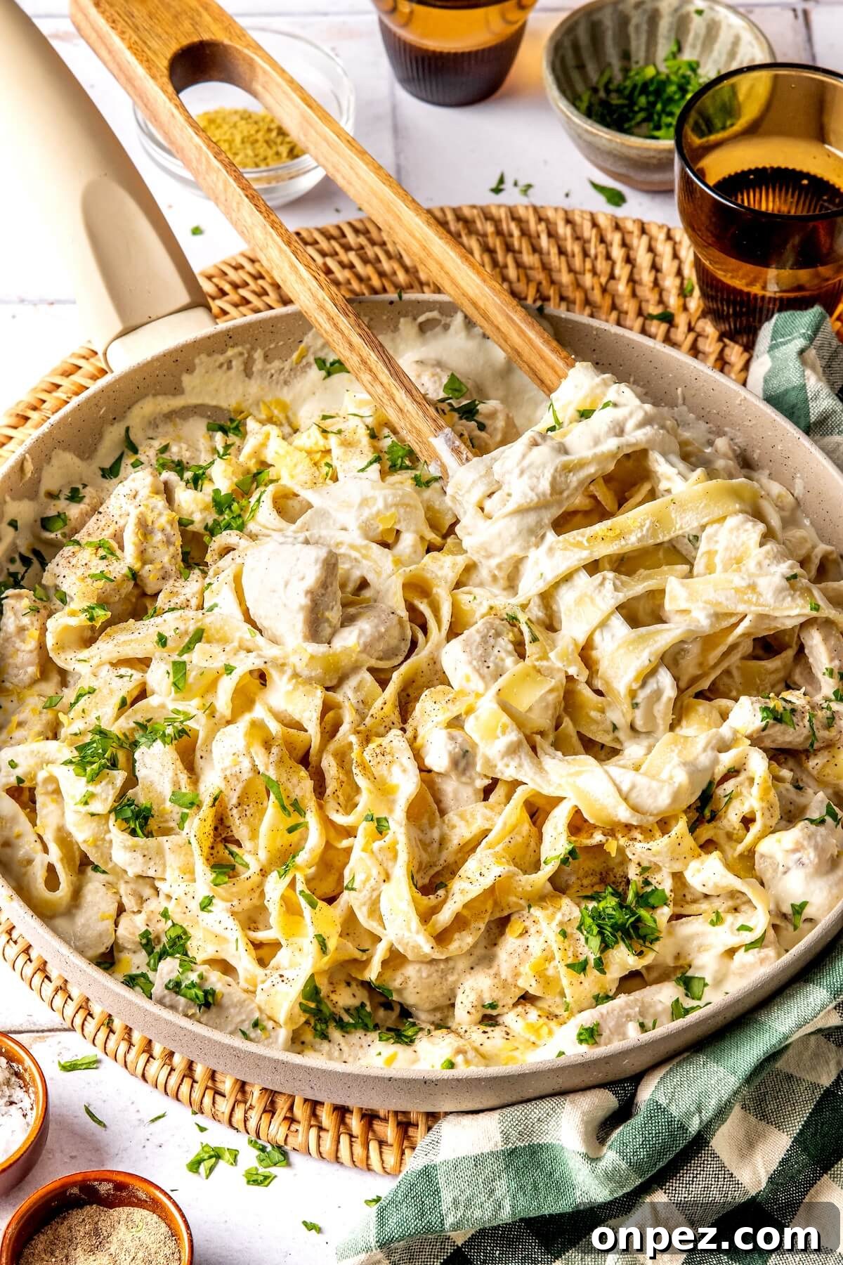 GF DF Chicken Fettuccine Alfredo - Olivia Adriance