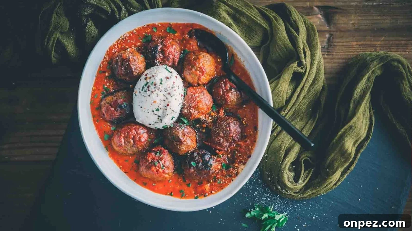 Smoked meatballs cooked tender with deep smoky flavor.