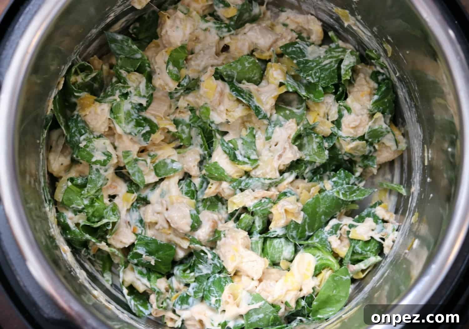 Instant Pot Spinach and Artichoke Chicken 7 instant pot spinach artichoke chicken